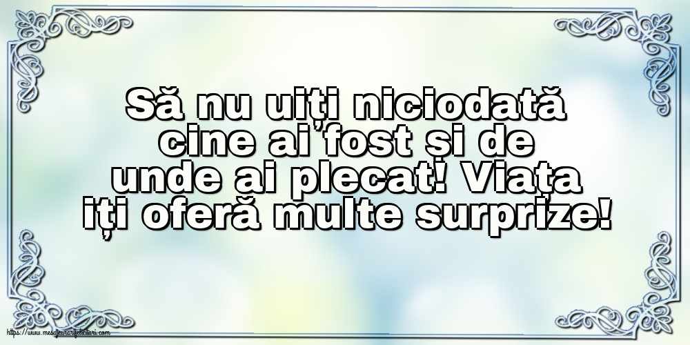 Familie Viața iți oferă multe surprize!