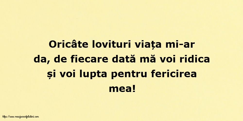 Familie Voi lupta pentru fericirea mea!