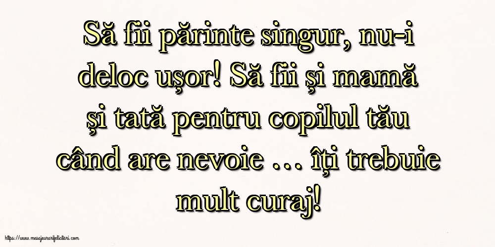 Familie Să fii părinte singur, nu-i deloc ușor!