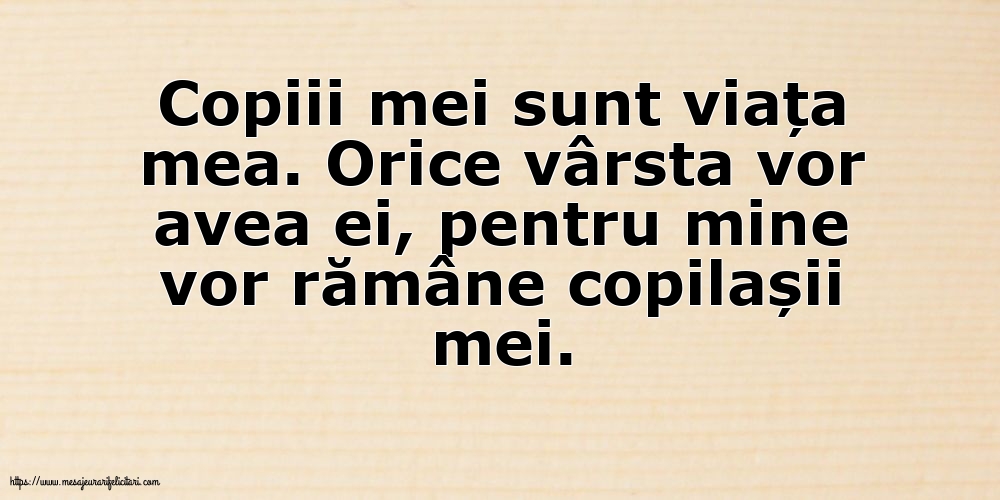 Familie Copiii mei sunt viața mea.