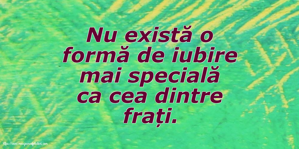 Familie Nu există o formă de iubire mai specială ca cea dintre frați.