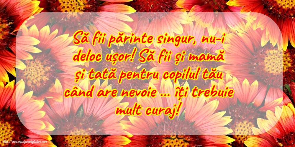 Familie Să fii părinte singur, nu-i deloc ușor!