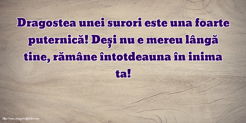 Familie Dragostea unei surori