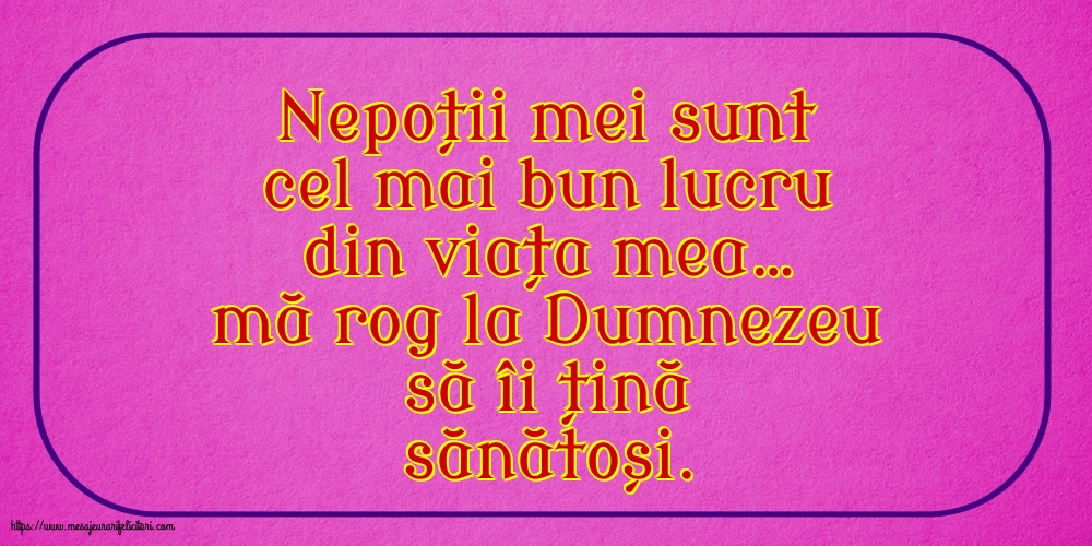 Familie Nepoții mei sunt cel mai bun lucru din viața mea…