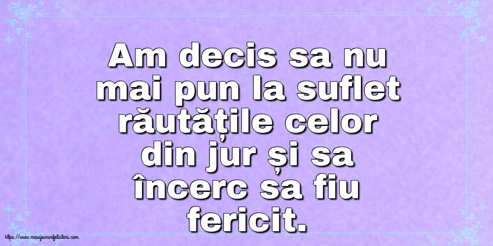 Familie Am decis sa nu mai pun la suflet răutățile