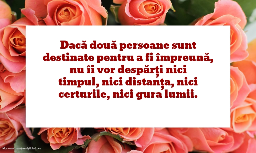 Familie Dacă două persoane sunt destinate pentru a fi împreună