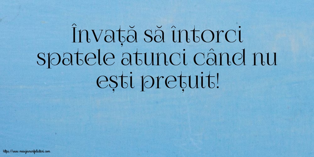 Familie Învață să întorci spatele