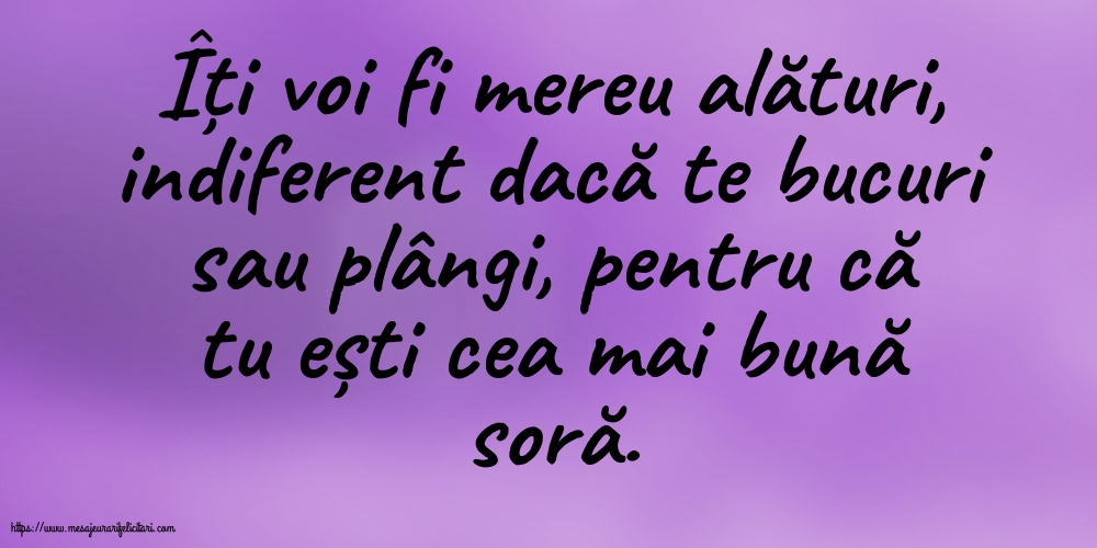 Familie Pentru cea mai bună soră...