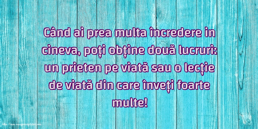 Familie Când ai prea multa încredere in cineva