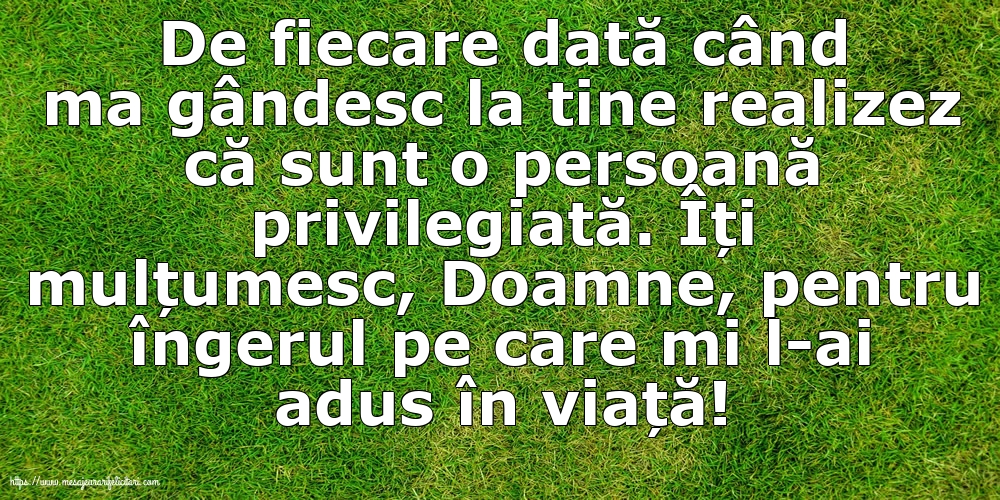 Familie Îți mulțumesc, Doamne, pentru îngerul pe care mi l-ai adus în viață!