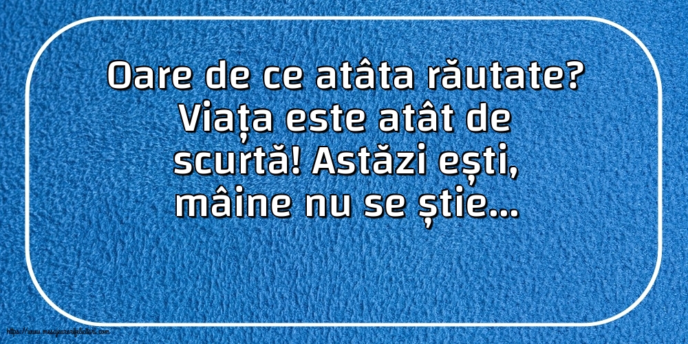 Familie Oare de ce atâta răutate
