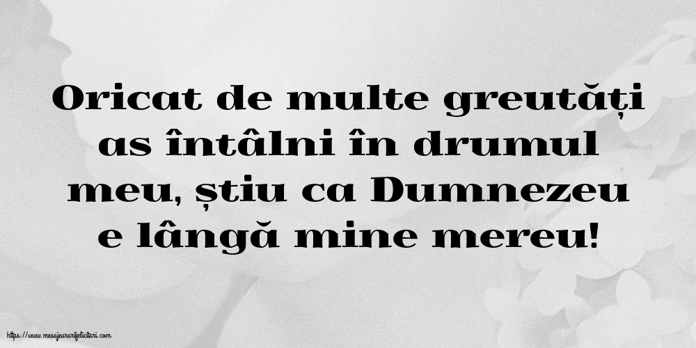Familie Oricat de multe greutăți as întâlni în drumul meu