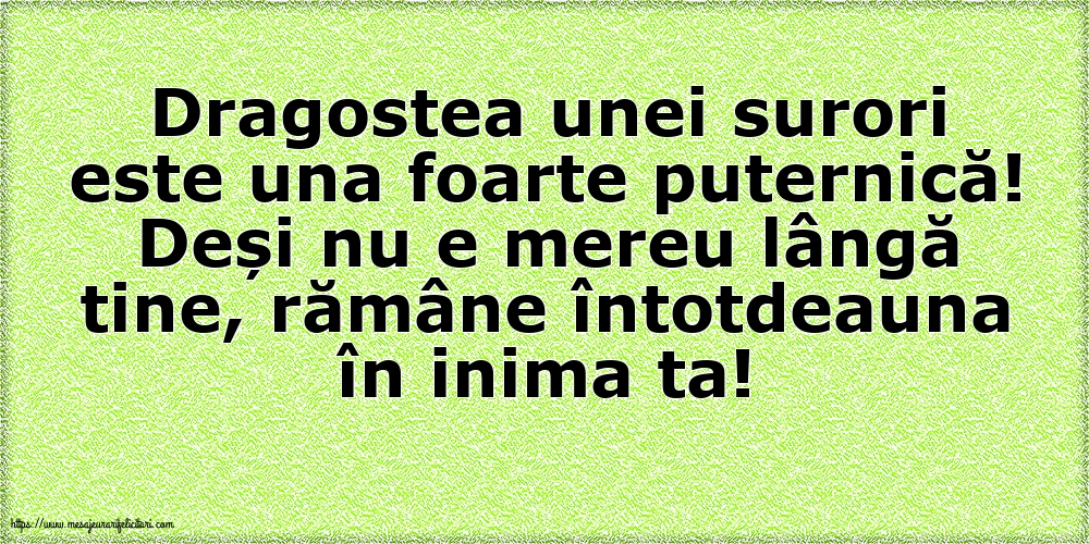 Familie Dragostea unei surori