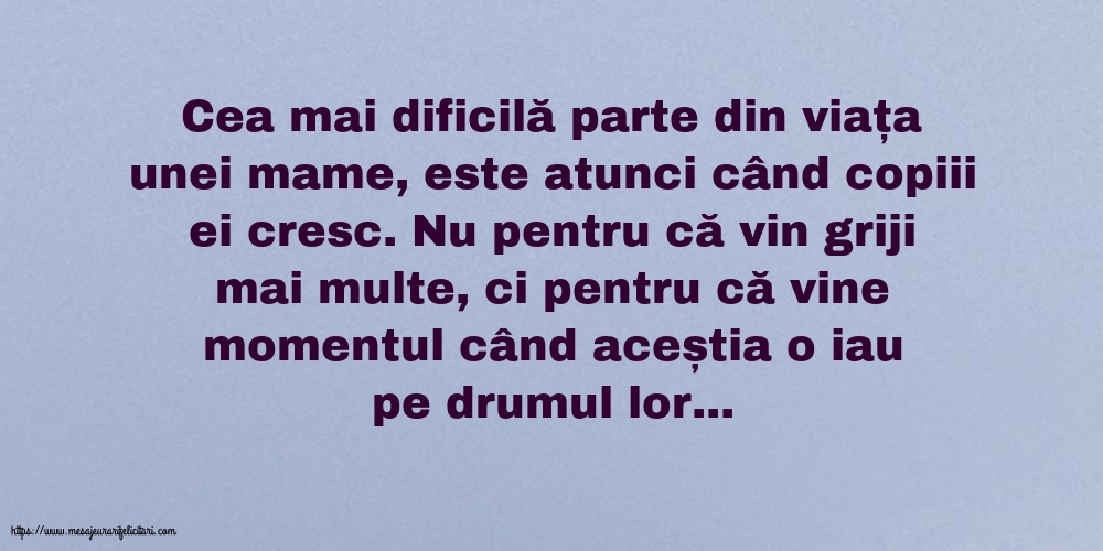 Familie Cea mai dificilă parte din viața unei mame