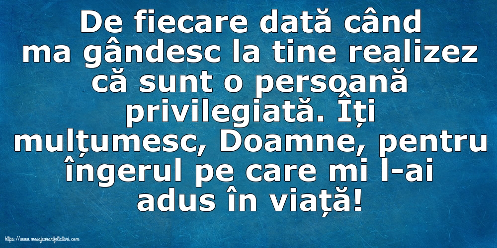 Familie Îți mulțumesc, Doamne, pentru îngerul pe care mi l-ai adus în viață!