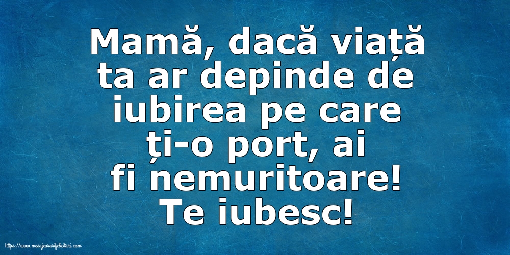 Familie Te iubesc, Mamă!