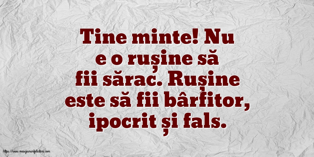 Familie Nu e o rușine să fii sărac