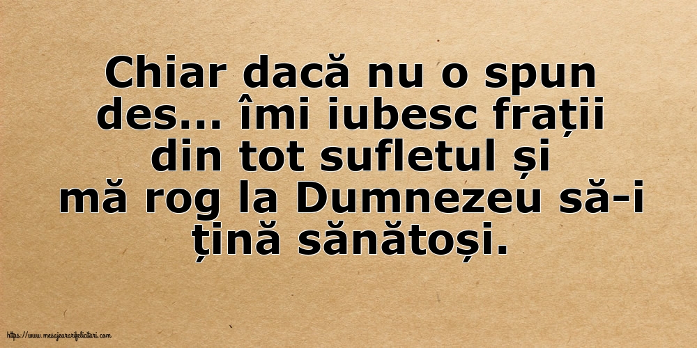 Familie Pentru frați