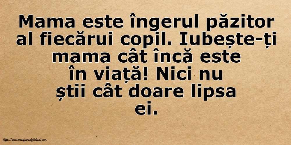 Familie Mama este îngerul păzitor al fiecărui copil