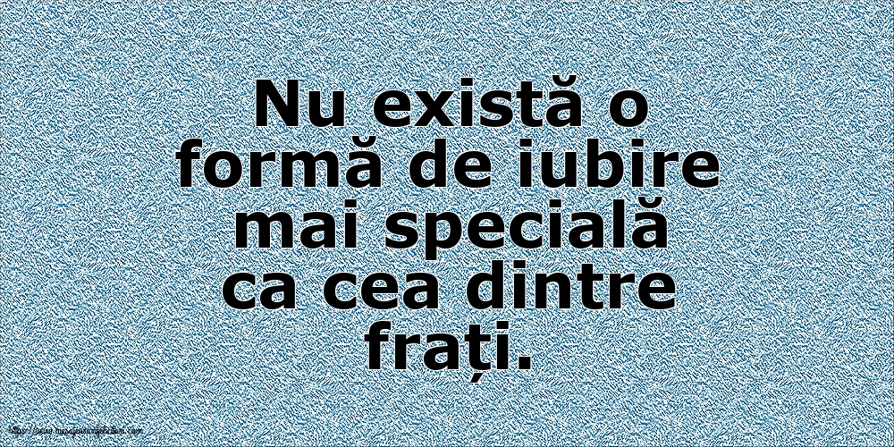Familie Nu există o formă de iubire mai specială ca cea dintre frați.