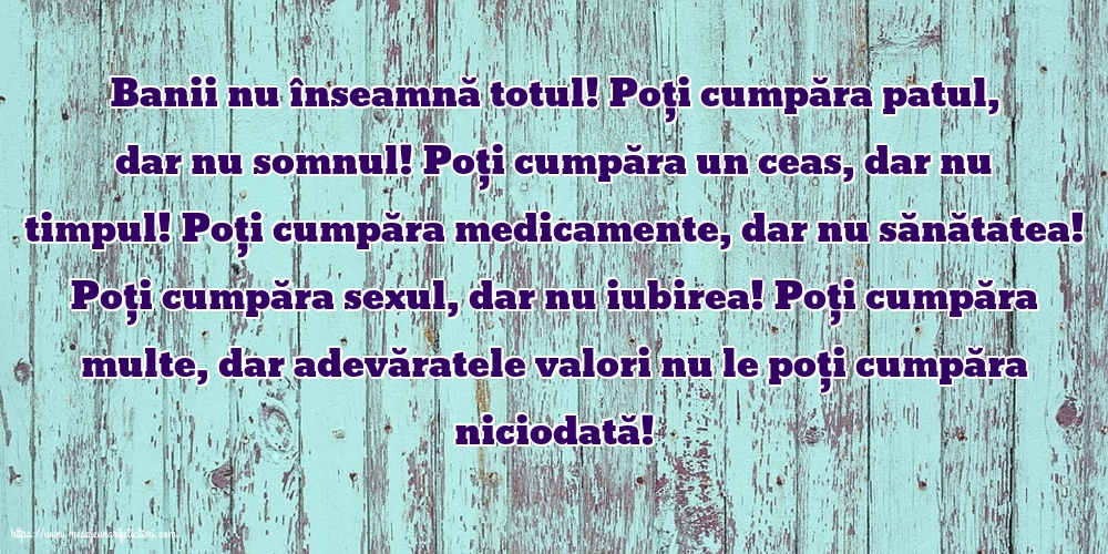 Familie Banii nu înseamnă totul!