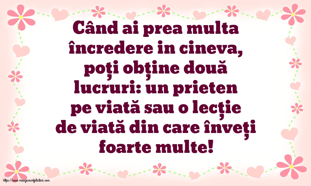 Familie Când ai prea multa încredere in cineva