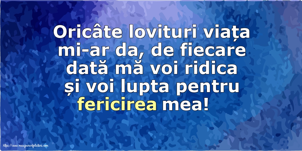 Familie Voi lupta pentru fericirea mea!