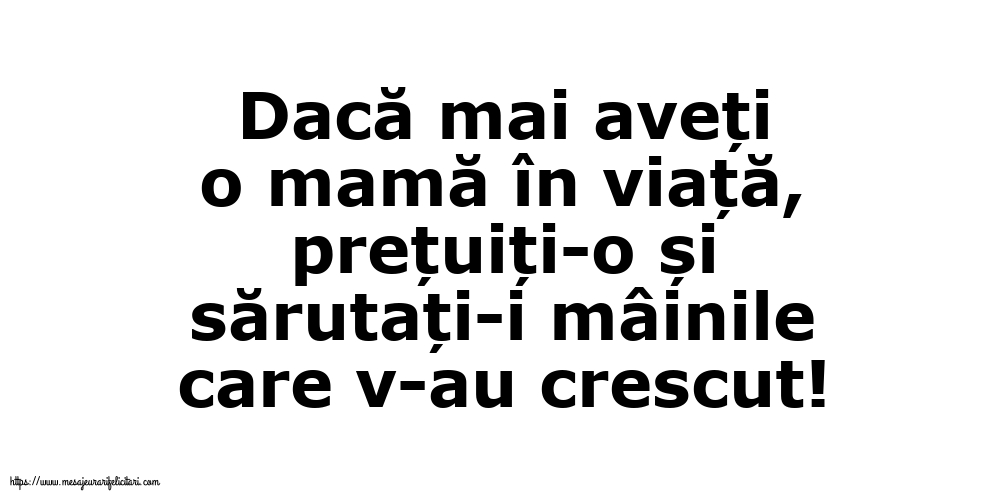 Familie Dacă mai aveți o mamă în viață...