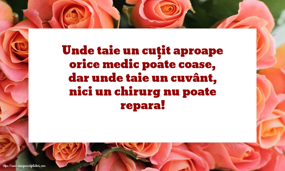 Familie Unde taie un cuțit aproape orice medic poate coase