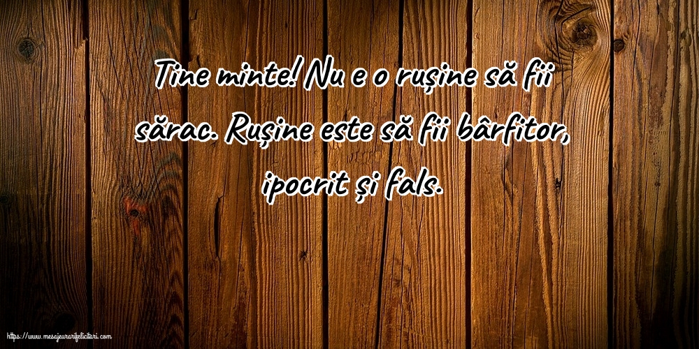 Familie Nu e o rușine să fii sărac