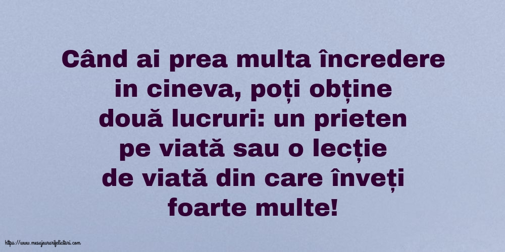 Familie Când ai prea multa încredere in cineva