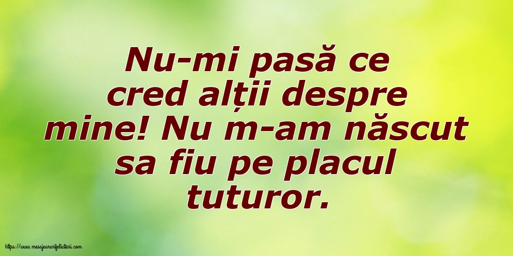 Familie Nu-mi pasă ce cred alții despre mine!
