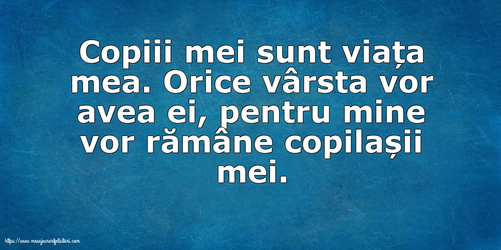 Familie Copiii mei sunt viața mea.