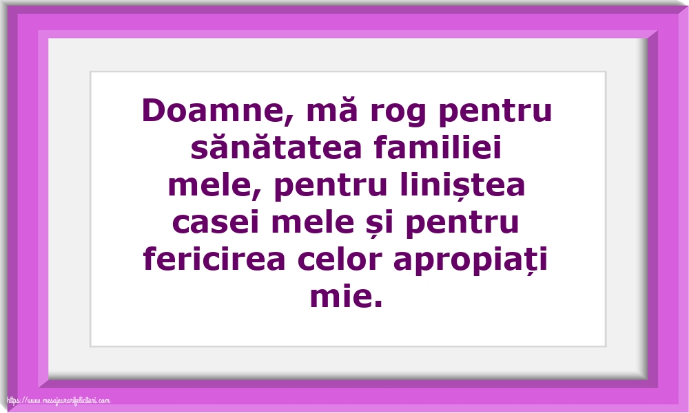 Familie Rugă pentru familie