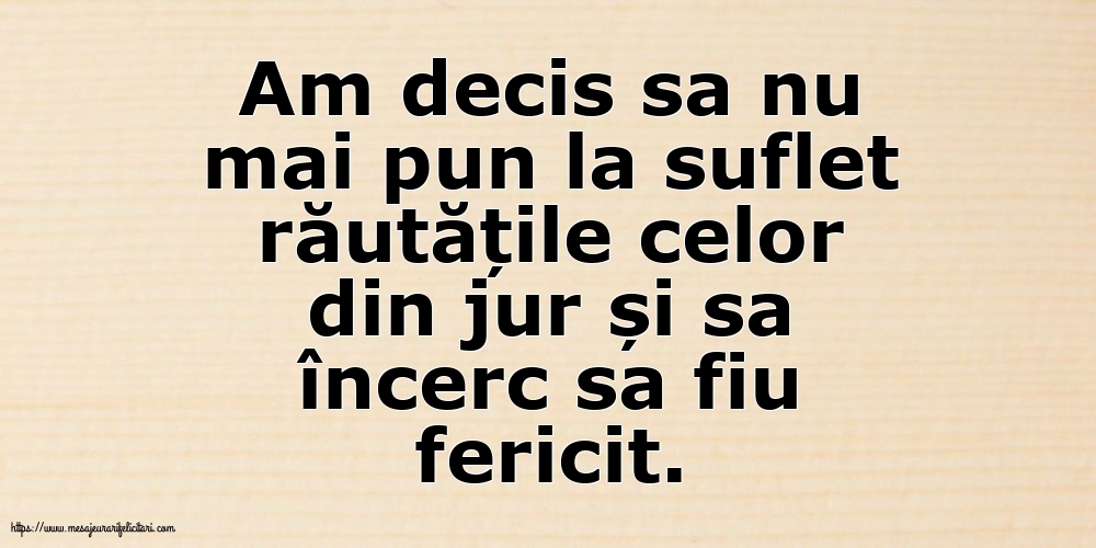 Familie Am decis sa nu mai pun la suflet răutățile