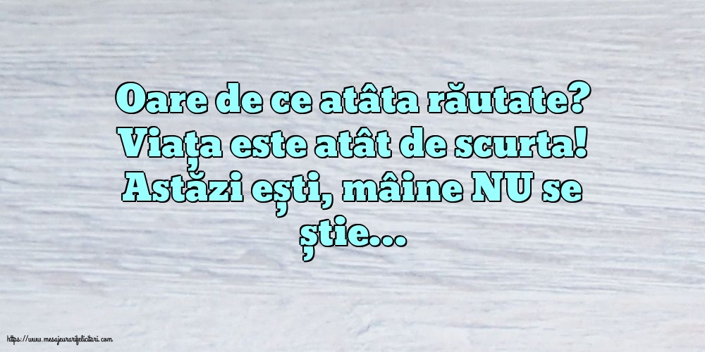 Familie Oare de ce atâta răutate?