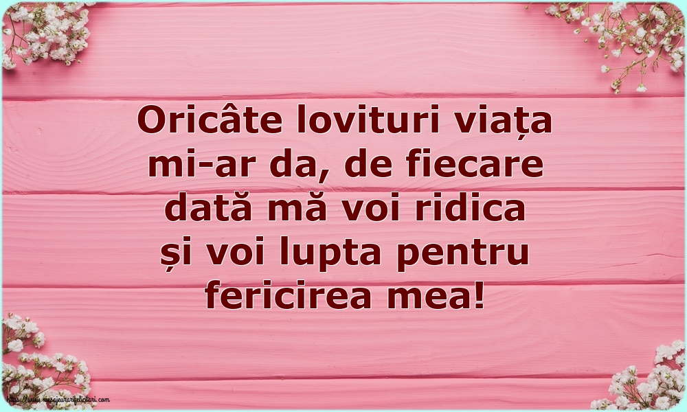 Familie Voi lupta pentru fericirea mea!