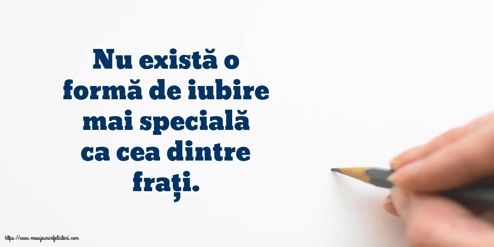 Familie Nu există o formă de iubire mai specială ca cea dintre frați.