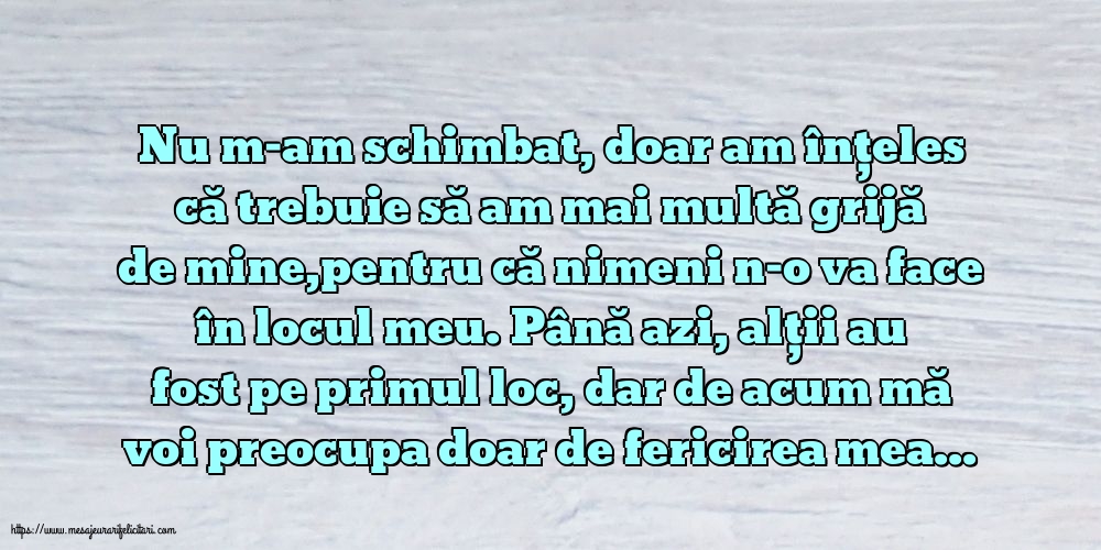 Familie Nu m-am schimbat