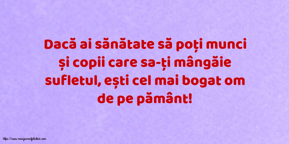 Familie Dacă ai sănătate
