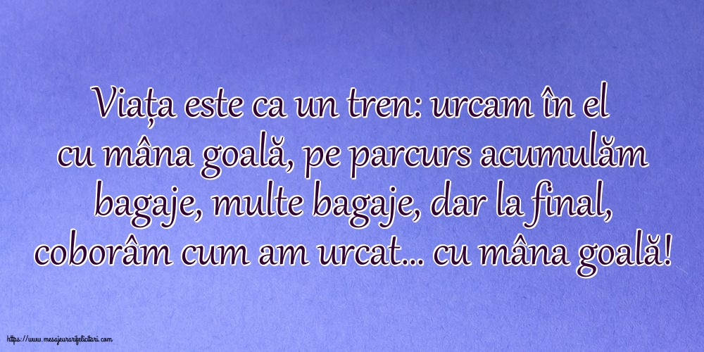 Familie Viata este ca un tren