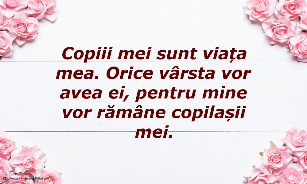 Familie Copiii mei sunt viața mea.