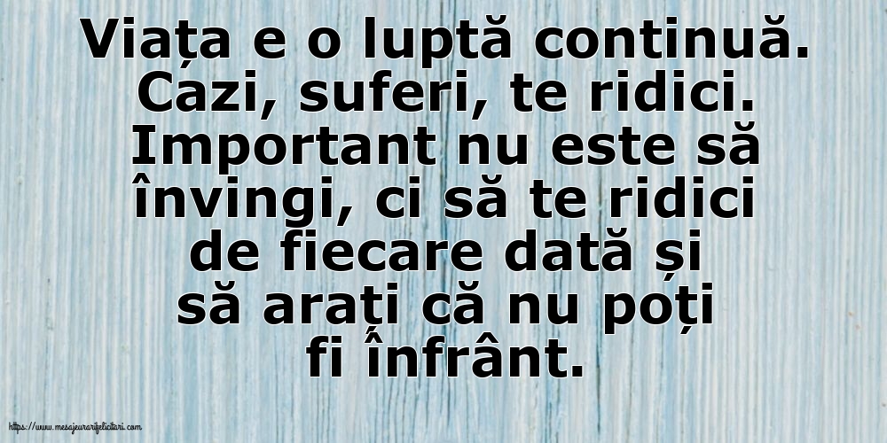 Familie Viața e o luptă continuă