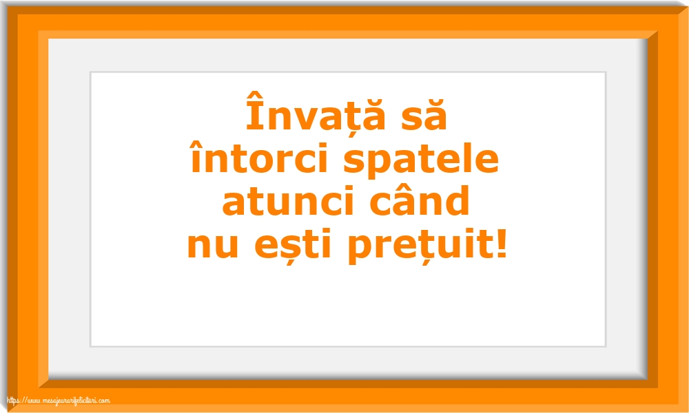 Familie Învață să întorci spatele