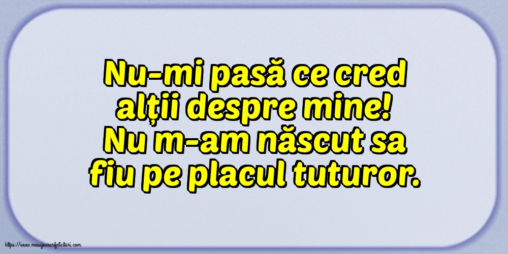 Familie Nu-mi pasă ce cred alții despre mine!
