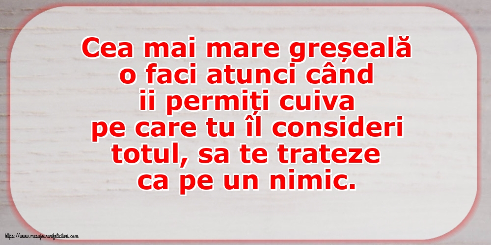 Familie Cea mai mare greșeală