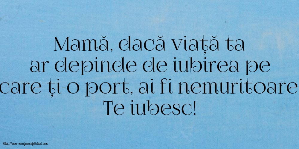 Familie Te iubesc, Mamă!