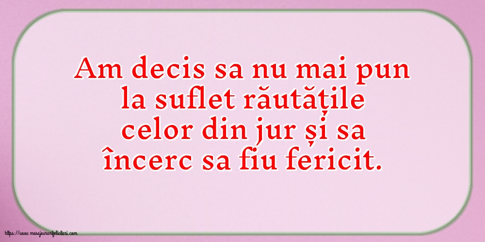 Familie Am decis sa nu mai pun la suflet răutățile