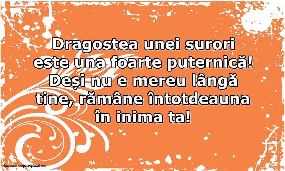 Familie Dragostea unei surori