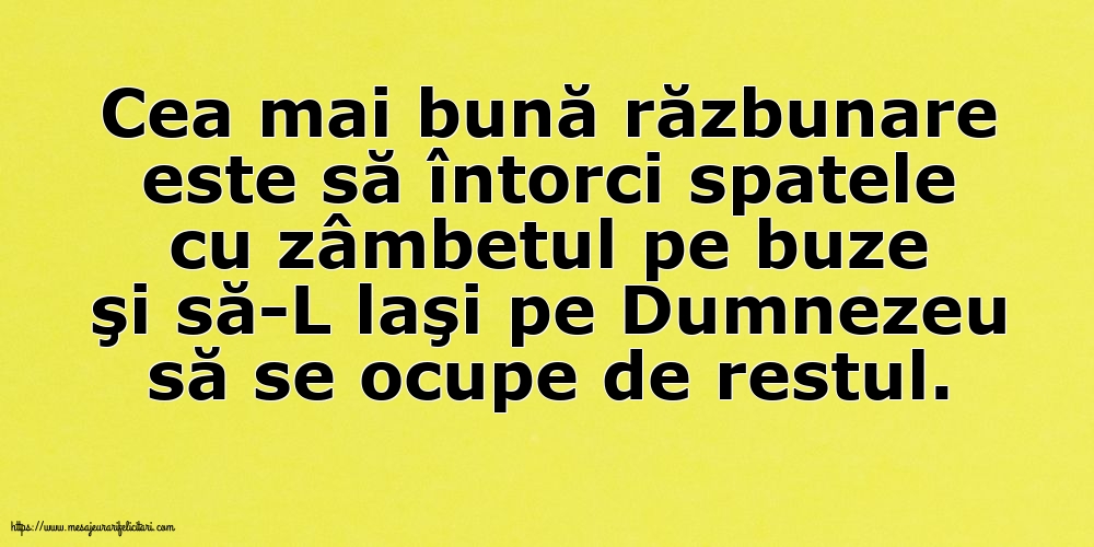 Familie Cea mai bună răzbunare este să întorci spatele